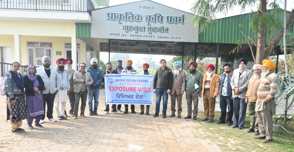FiveDay Training Course on Natural Farming Organized by Krishi Vigyan Kendra Mohali for CRP and Krishi Sakhis